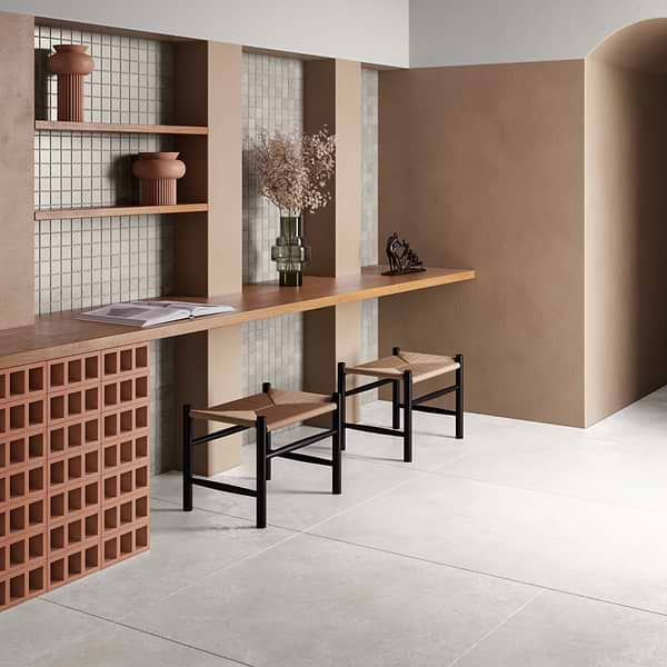Chevalier Avorio White 2x2 Matte Porcelain
