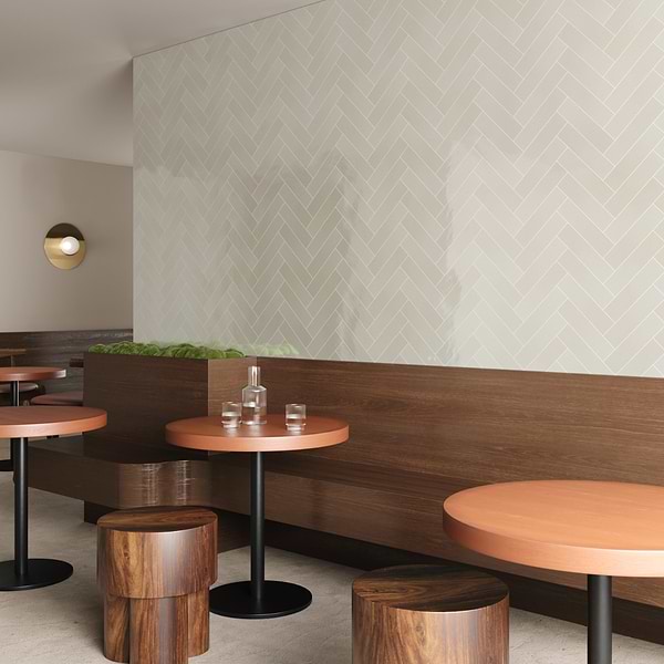 Rumba Gris 3x12; in Light Gray White Body Ceramic; for Backsplash, Bathroom Wall, Kitchen Wall, Shower Wall, Wall Tile; in Style Ideas Beach, Classic, Contemporary, Cottage, Craftsman, Farmhouse, Industrial, Mediterranean, Mid Century, Modern, Traditional, Transitional