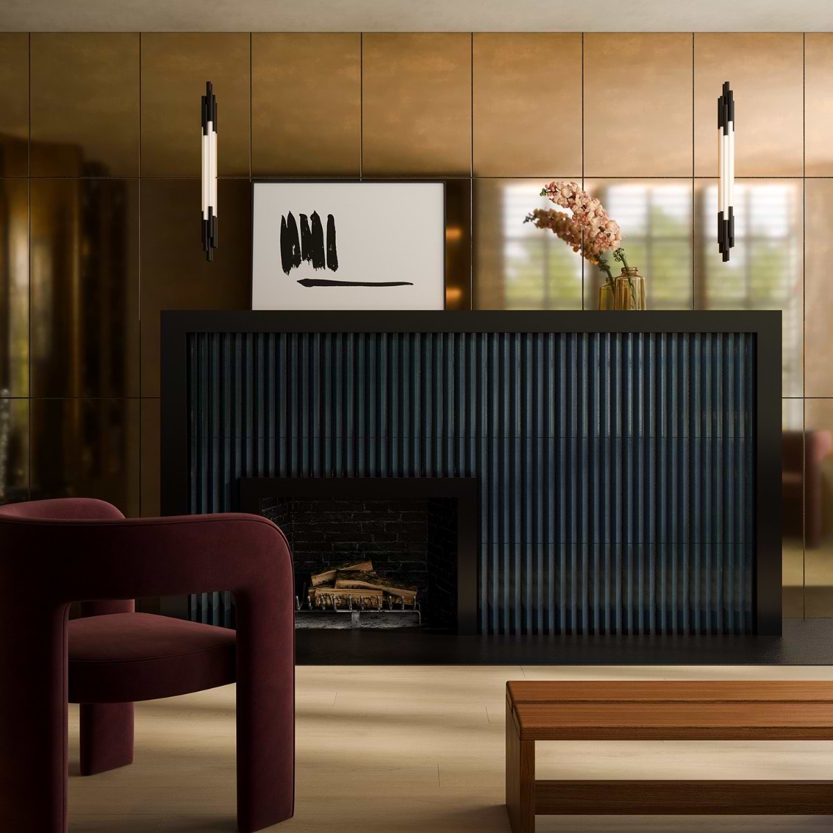 Shop Cauldron Mist Gold 18x36 | SohoStudioCorp.com