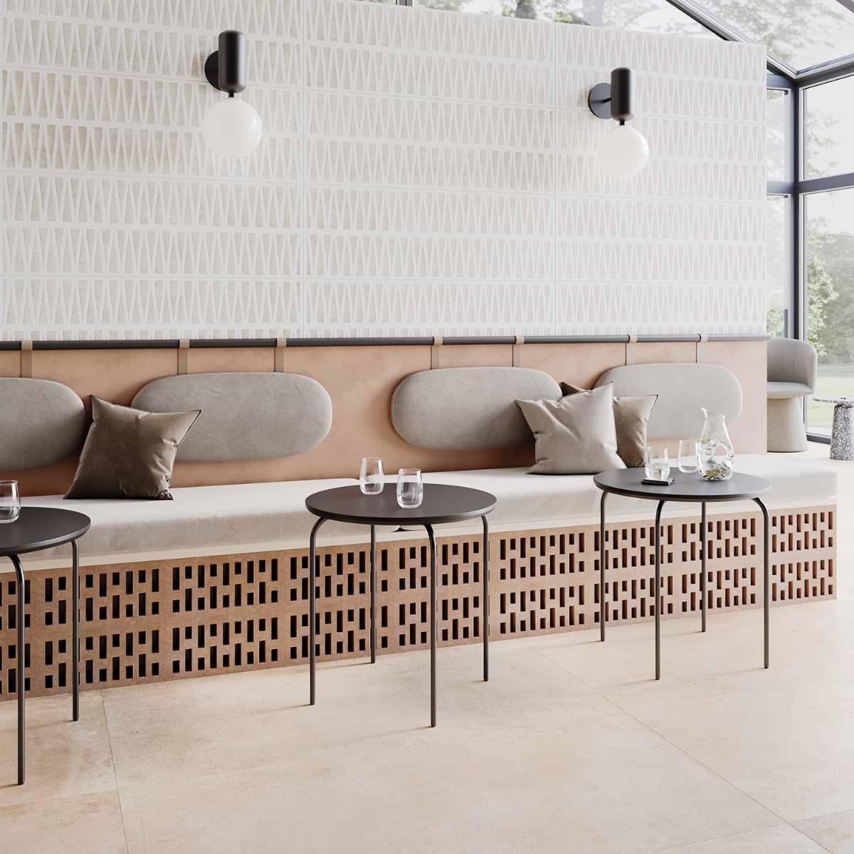 Shop Kelani White 36x36 at sohostudiocorp.com