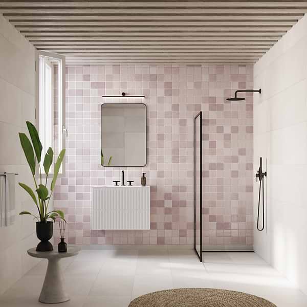 Serena Pink 4x4 Glossy Ceramic Tile