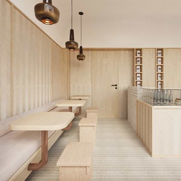 Senna Almond Brown 18x48 Textured Wood Look Matte Ceramic Tile