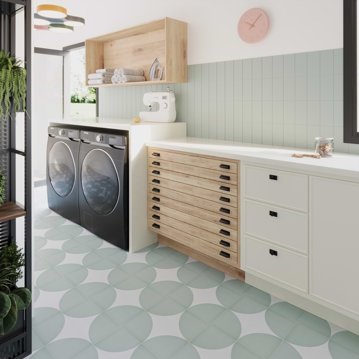 Shop Stacy Garcia Maddox Mineral Green 4x8 | SohoStudioCorp.com