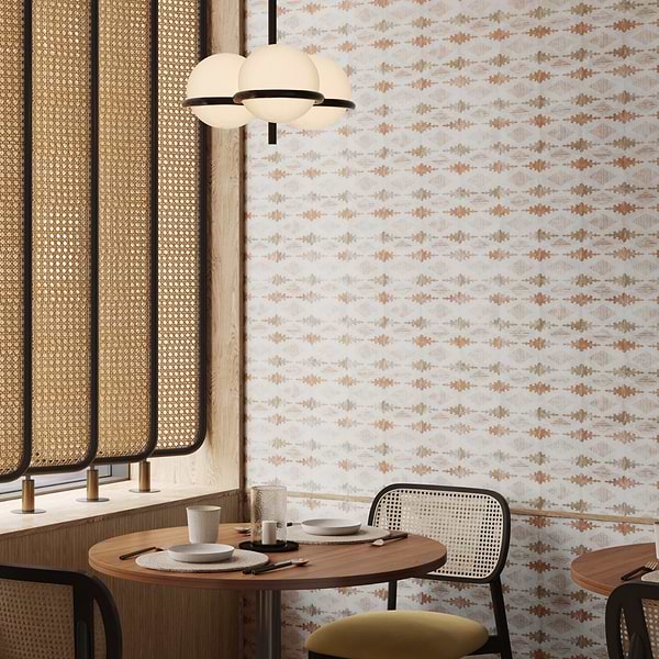 Paula Purroy Como Aztec Terracotta 5x5 Matte Ceramic Tile