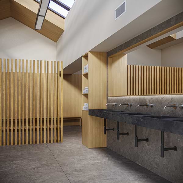 Motley Slate Gray Organic Pattern Limestone Look Matte Porcelain Mosaic Tile