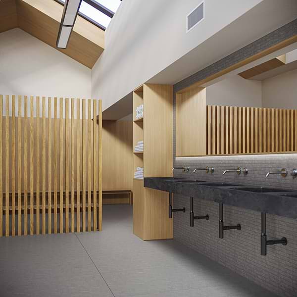 Motley Silver Gray 1x6 Stacked Limestone Look Matte Porcelain Mosaic Tile