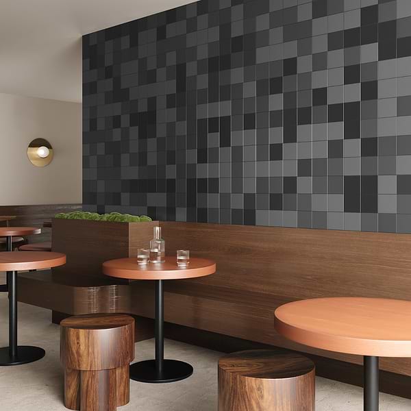 Rubik Charcoal 5x5 Matte  Porcelain