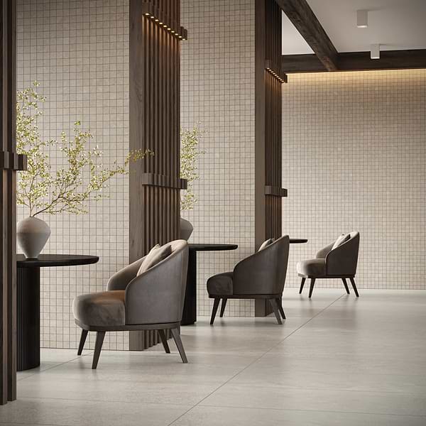 Motley Linen White 24x48; in White Color Body Porcelain; for Backsplash, Bathroom Floor, Bathroom Wall, Commercial Floor, Floor Tile, Kitchen Floor, Kitchen Wall, Outdoor Floor, Outdoor Wall, Pool Tile, Shower Floor, Shower Wall, Wall Tile