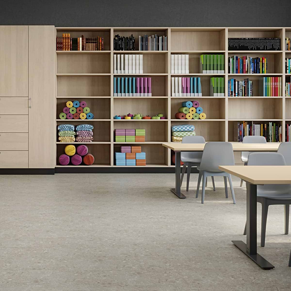 ゆっきー【ソーホーグレー】 Shop Norr LVT Gray 12x24 - 2.0mm/12mil Wear Layer - Glue Down