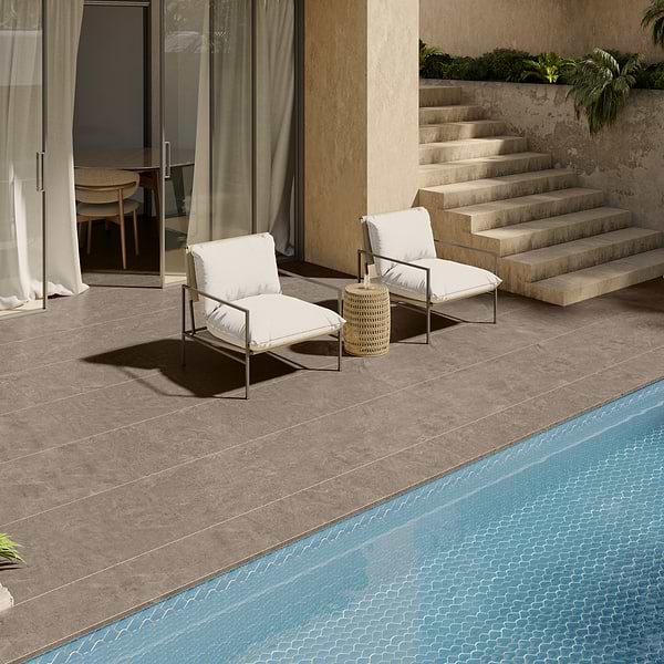 Motley Caramel Brown 24x36 2CM Paver; in Brown Color Body Porcelain; for Floor Tile, Kitchen Floor, Outdoor Floor, Pool Tile