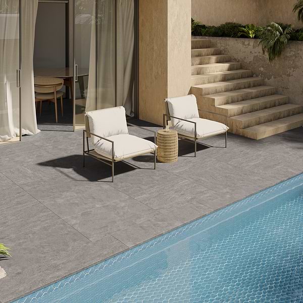 Motley Slate Gray 24x36 2CM Paver; in Gray Color Body Porcelain; for Floor Tile, Kitchen Floor, Outdoor Floor, Pool Tile