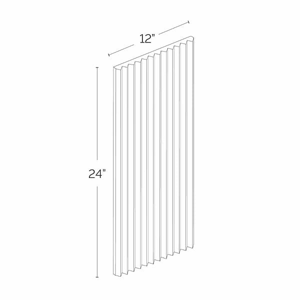 Carver Peak Alaska White 12x24 Dimensional Satin Semi-Polished Marble
