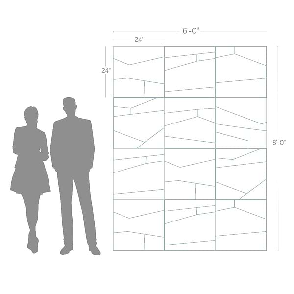 Palladiana Gray 24x24 Matte Porcelain Tile