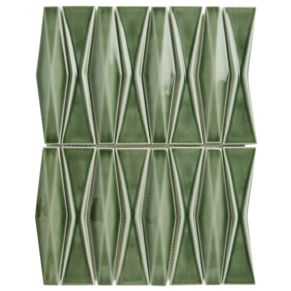 Baroque Glass Adwick Fern Green 