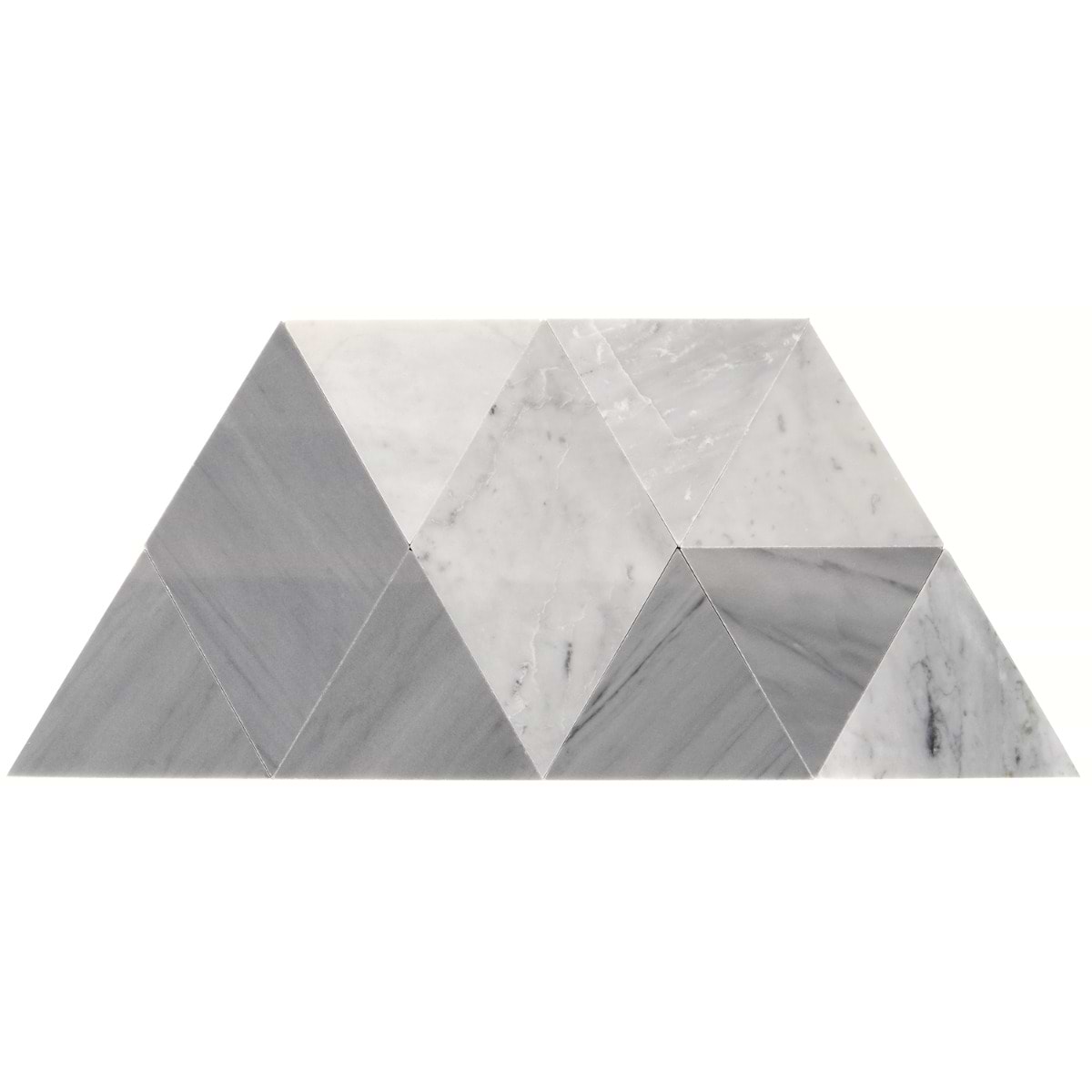 Shop Close Out - Kalmar Grana Gray Marble Polished Mosaic Tile