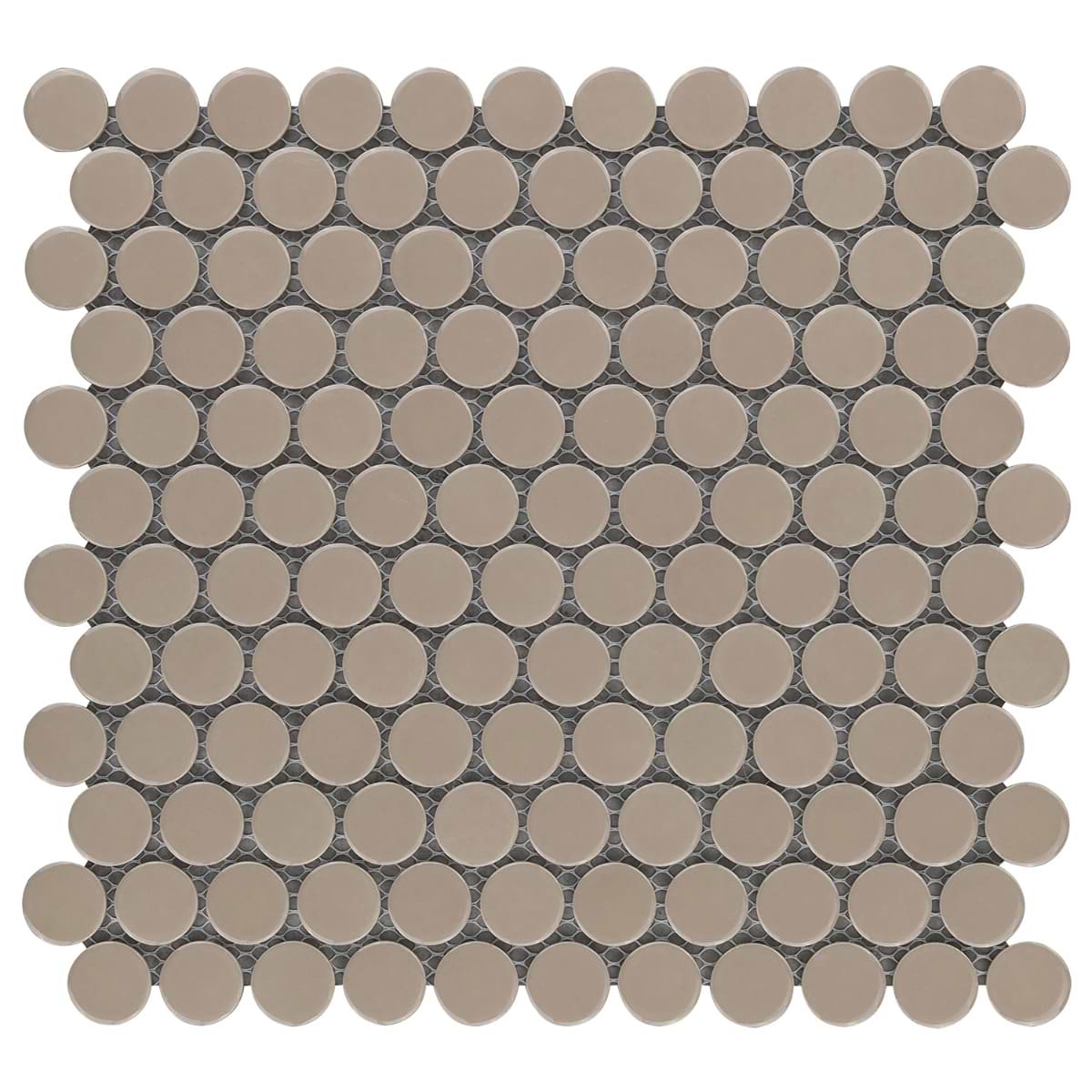 Simple 2.0 Firma 1" Circles Polished Porcelain Mosaic 