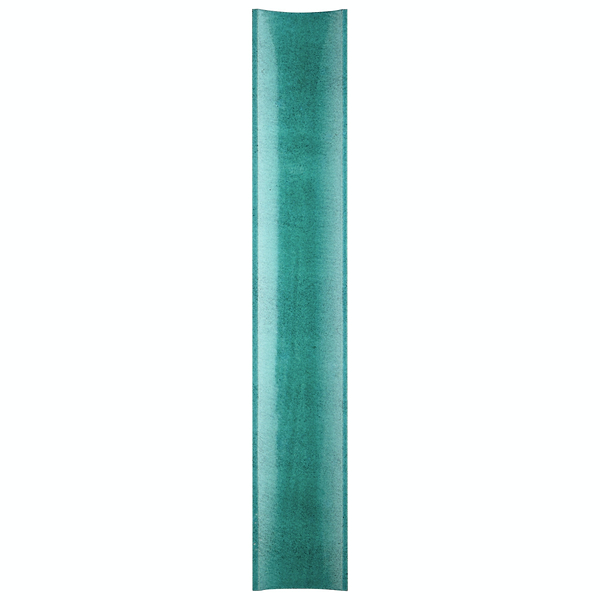 Bahari Fluted Aquamarine Blue 6x36 3D Glossy Lava Stone Tile; in Blue Lava Stone; for Bathroom Wall, Floor Tile, Kitchen Floor, Pool Tile, Shower Wall, Wall Tile; in Style Ideas Art Deco, Classic