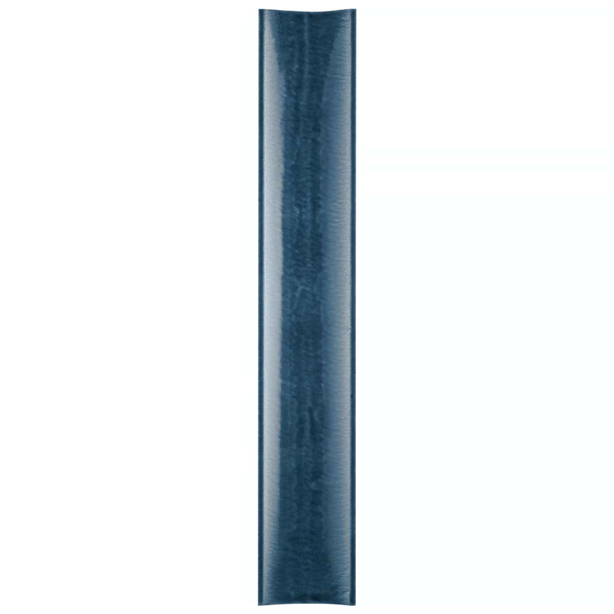 Bahari Fluted Harbor Blue 6x36 3D Glossy Lava Stone Tile 