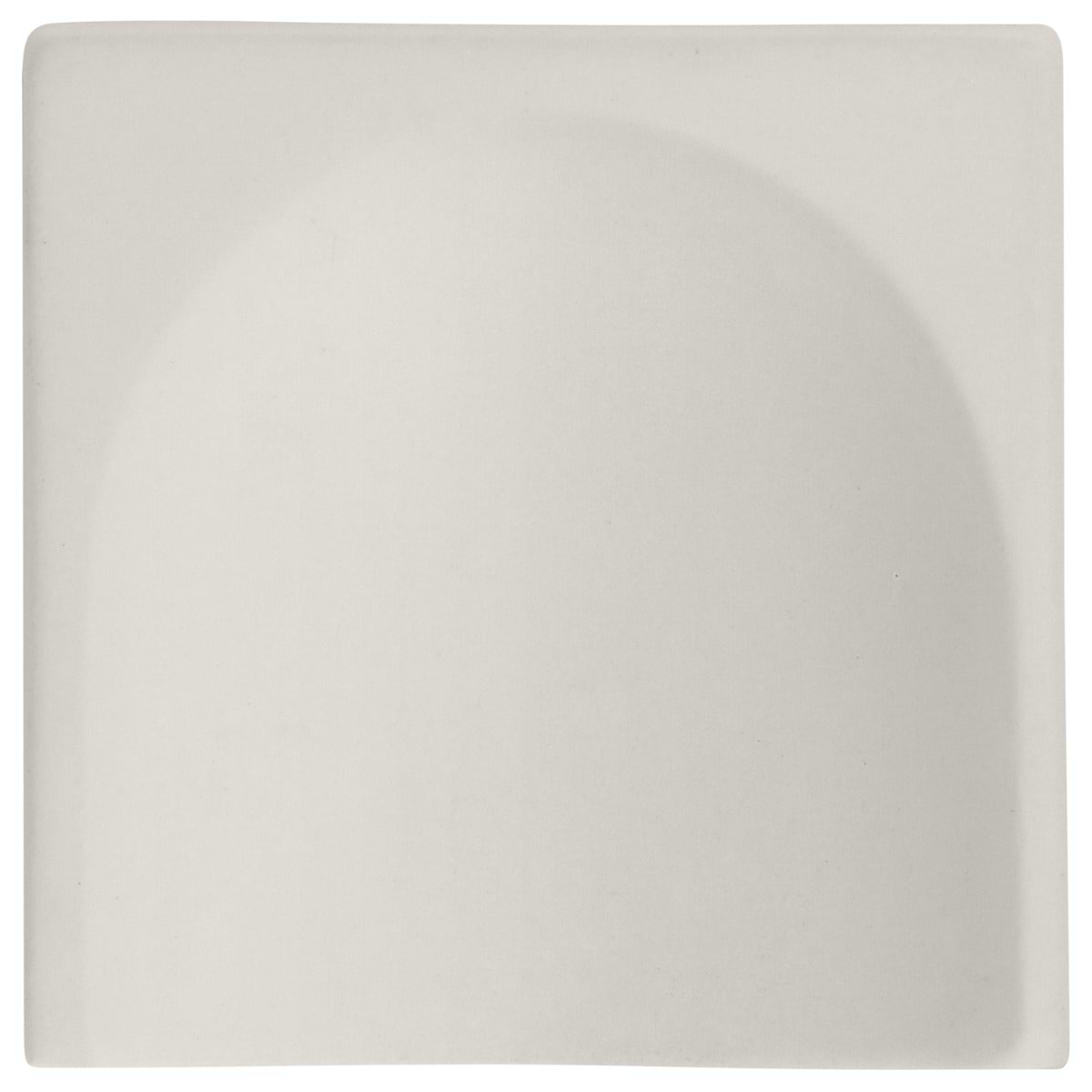 Saera Fluted Column White 4x4 Handmade Matte Ceramic End Piece