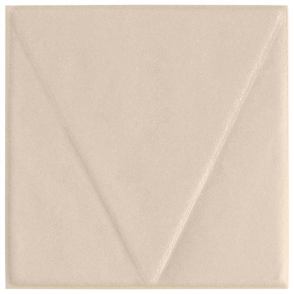 Stacy Garcia Artigo Deco Taupe 5x5 Textured Matte Ceramic Tile