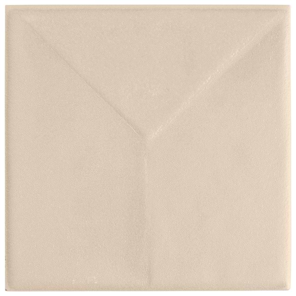 Stacy Garcia Artigo Deco Taupe 5x5 Textured Matte Ceramic Tile