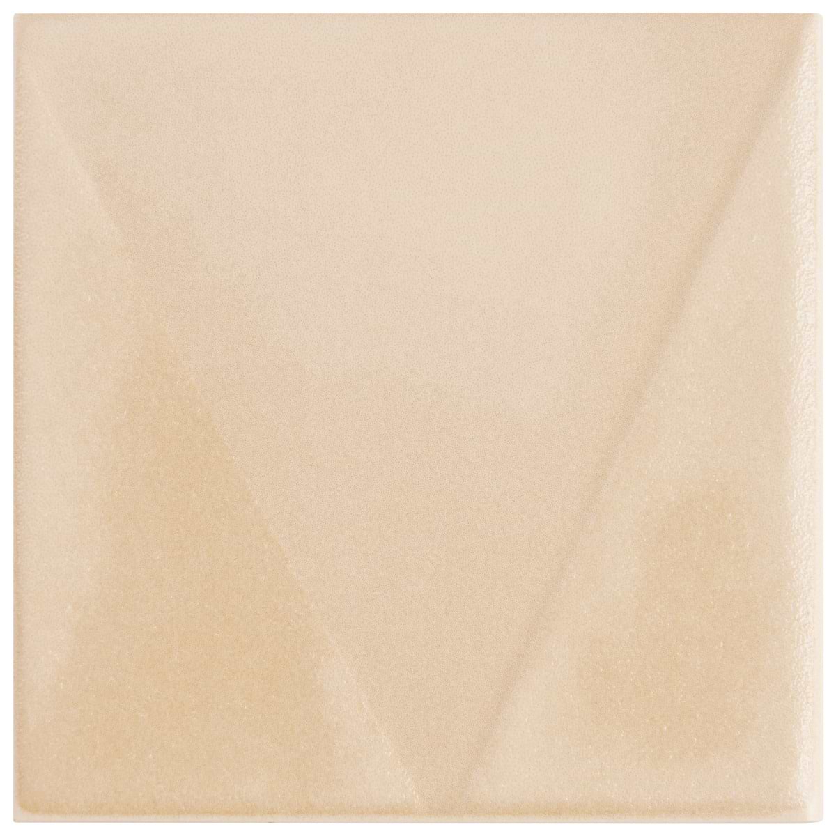 Stacy Garcia Artigo Deco Sand Beige 5x5 Textured Matte Ceramic