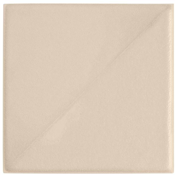 Stacy Garcia Artigo Deco Taupe 5x5 Textured Matte Ceramic Tile