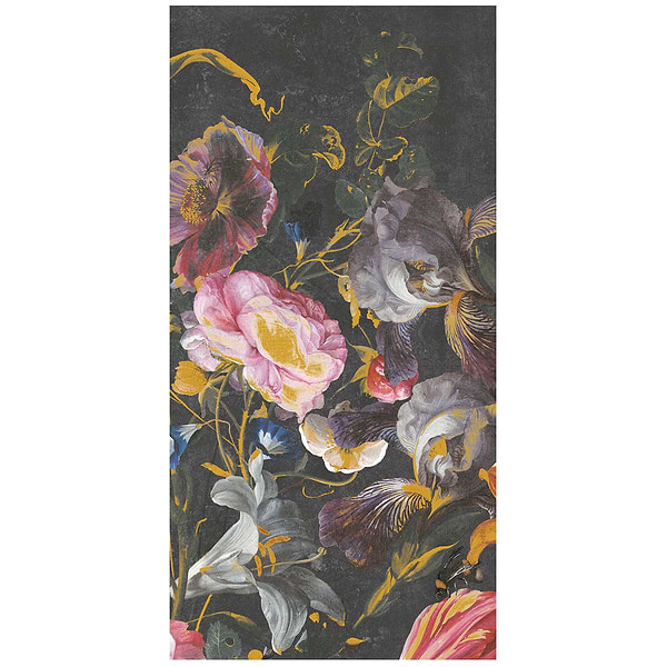 KIT- Paula Purroy Musee Bouquet Multicolor 24x48 Artisan Decor Mural Porcelain Tile