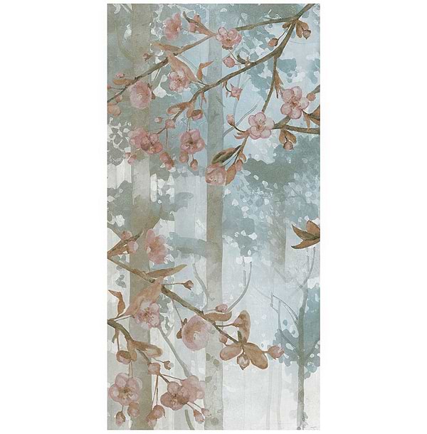 KIT- Paula Purroy Musee Secret Forest 24x48 Artisan Decor Mural Porcelain Tile