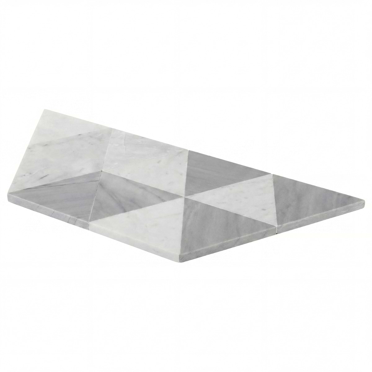 Shop Close Out - Kalmar Grana Gray Marble Polished Mosaic Tile