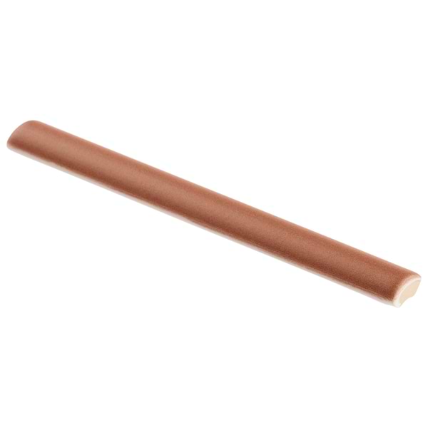 Stacy Garcia Artigo Clay Terracotta .5x5 Matte Ceramic 1/4 Round Bullnose