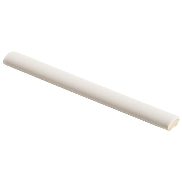 Stacy Garcia Artigo White .5x5 Matte Ceramic 1/4 Round Bullnose