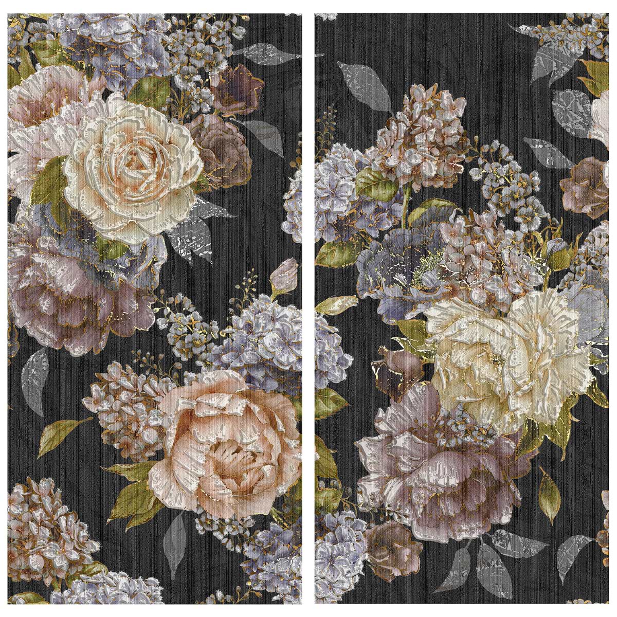 Paula Purroy Musee Rosette 24x48 Artisan Decor Porcelain Tile 