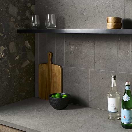 Renoir Petite Antracite Gray 4x12 Matte Porcelain