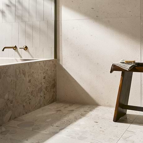 Renoir Petite Sand Beige 36x36 Matte Porcelain