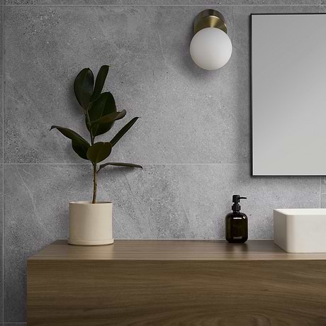 Leno Gray 24x48 Matte Porcelain Tile