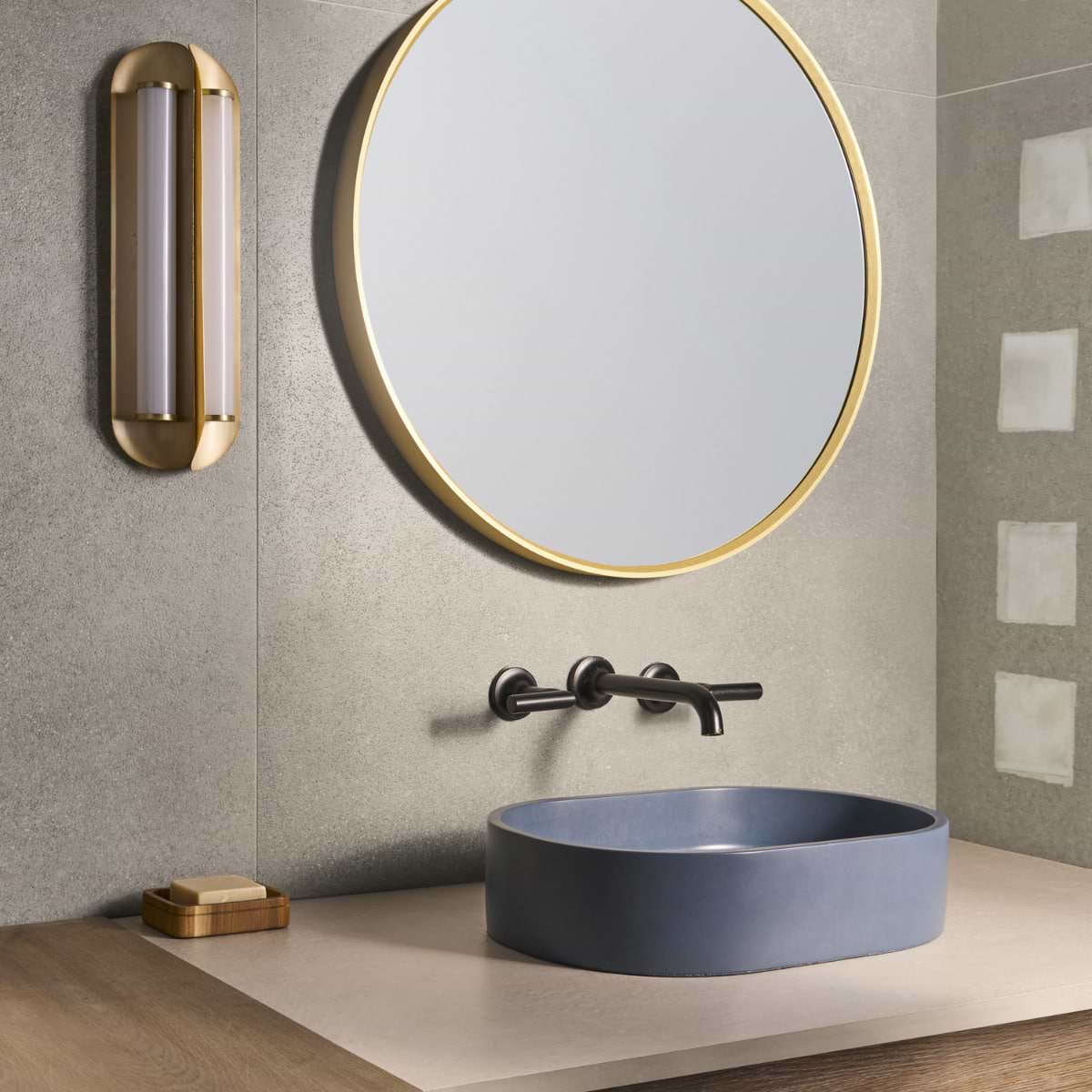 Shop Tessira Fossil Gray Semi-Polished Porcelain Tile 36x36 at