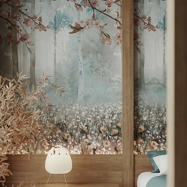 KIT- Paula Purroy Musee Secret Forest 24x48 Artisan Decor Mural Porcelain Tile