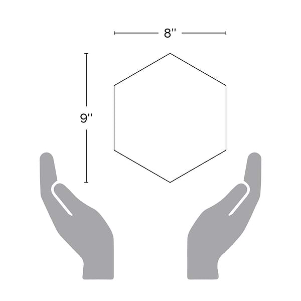 Pompeia Blanco White 8" Hexagon Matte Porcelain Tile