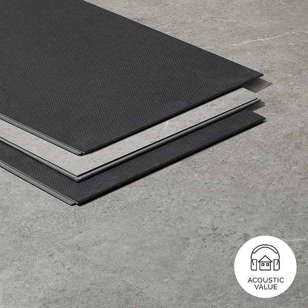 Crosby Juneau Sandstone Light Gray 12x24 -  5.0mm/28mil Wear Layer Rigid Click Matte Luxury Vinyl