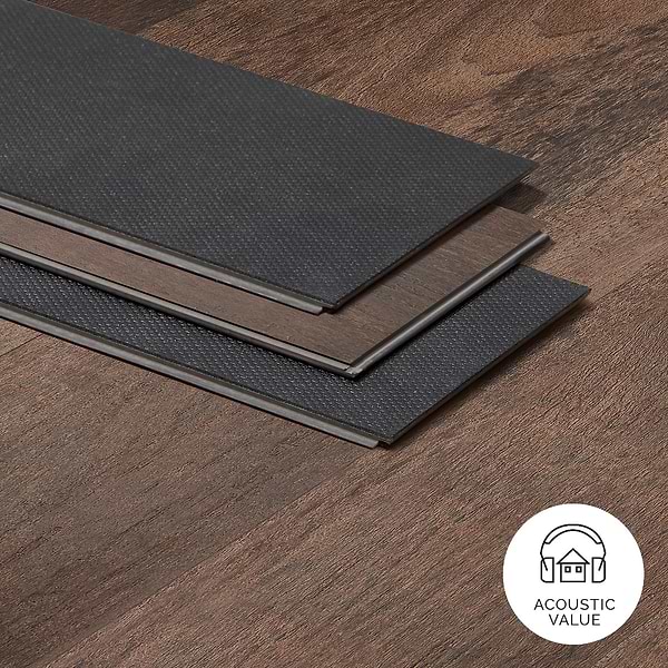 Crosby Driftwood Rialto 6x48 -  5.0mm/28mil Wear Layer -  Rigid Click Matte Luxury Vinyl