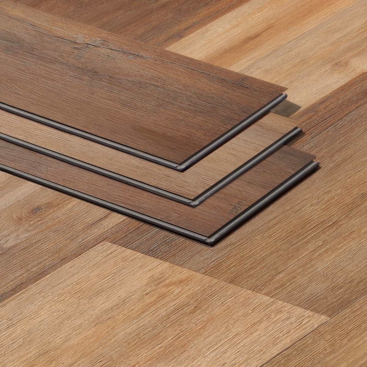 Crosby Scarlet Oak Coppertone 6x48 -  4.5mm/12mil Wear Layer -  Rigid Click Matte Luxury Vinyl