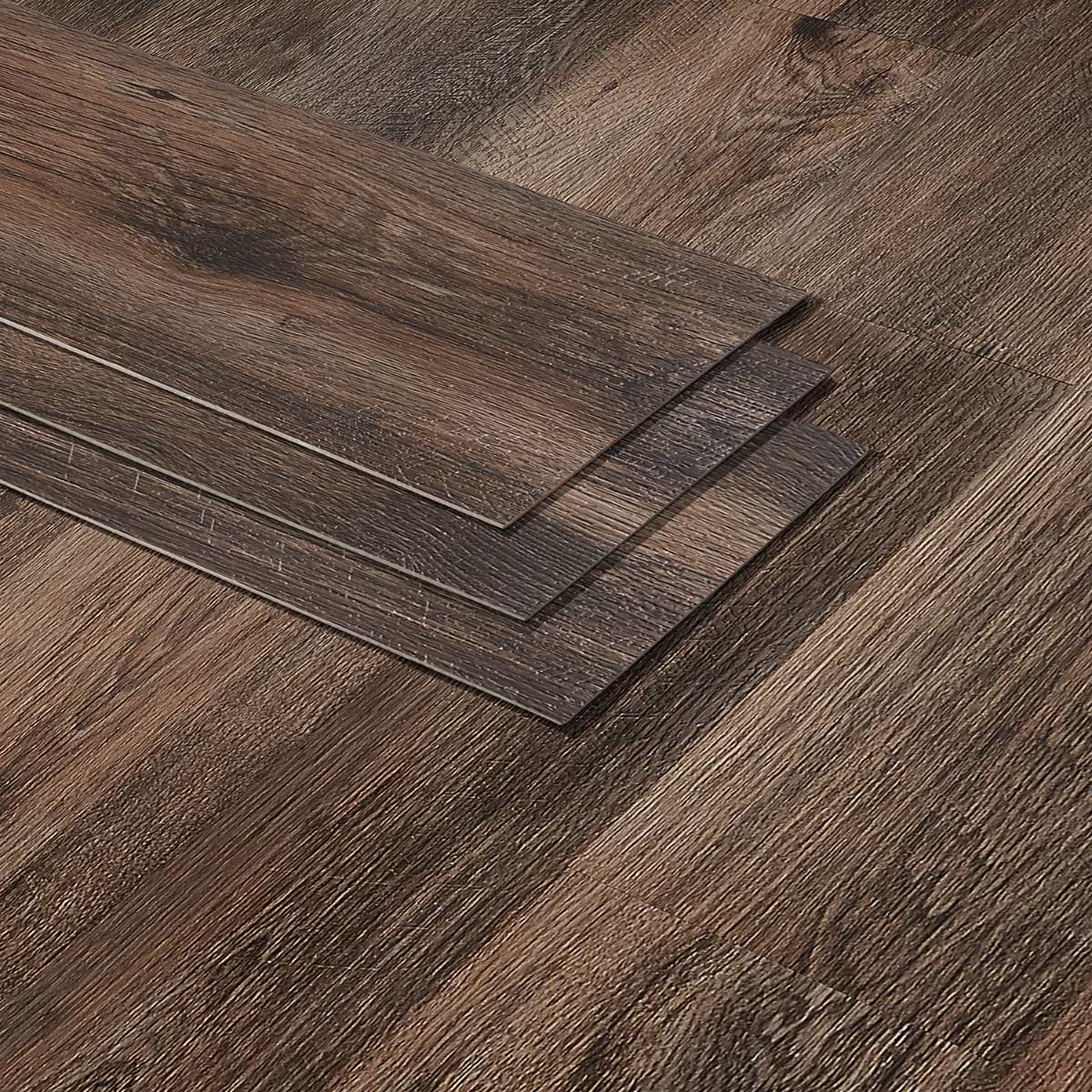 Mercer Lofty Oak Anthracite 6x48 - 2.0mm/12mil Wear Layer - Glue Down Matte Luxury Vinyl