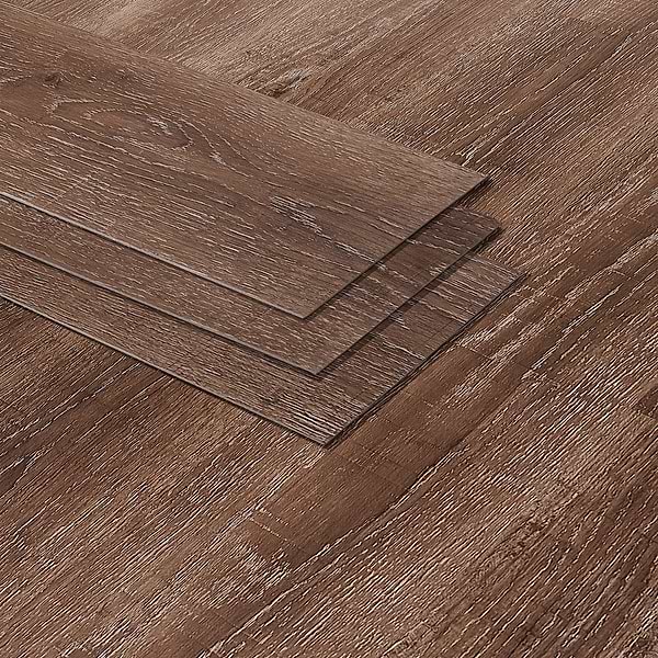 Mercer Metro Oak Brown Sugar 6x48 - 2.0mm/12mil Wear Layer - Glue Down; in Brown Luxury Vinyl; for Bathroom Floor, Floor Tile, Kitchen Floor; in Style Ideas Classic, Contemporary, Cottage, Industrial, Mid Century, Modern, Traditional, Transitional