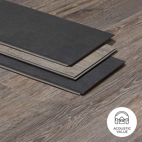 Crosby Limed Oak Harbor 6x48 -  5.0mm/28mil Wear Layer - Rigid Click Matte Luxury Vinyl
