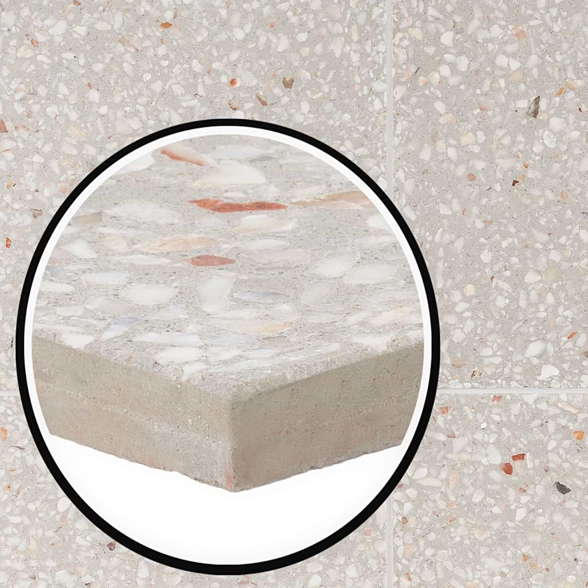 Marmi Terrazzo Dove 16x16 Polished 