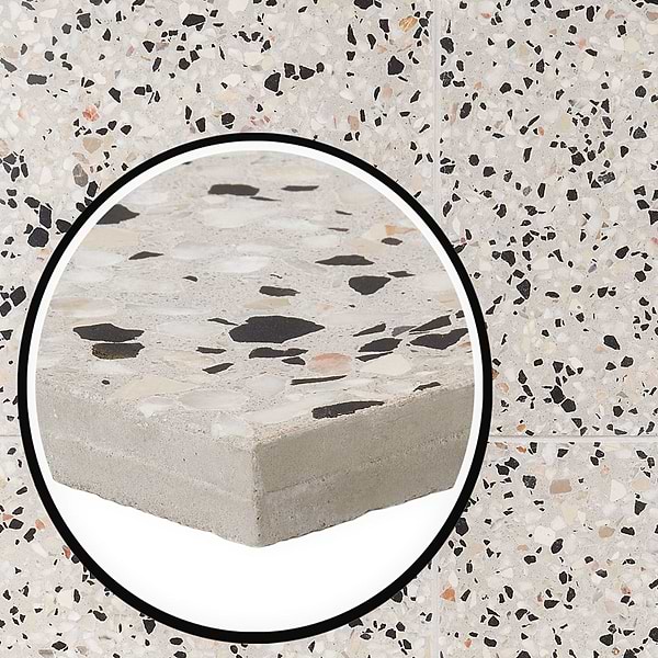 Marmi Terrazzo Foro Beige 16x16 Polished Terrazzo Tile