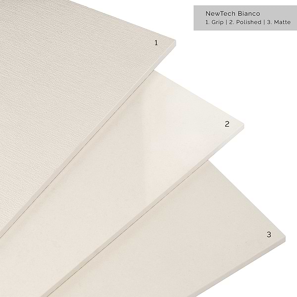 NewTech Bianco 24x24 Matte Porcelain Tile