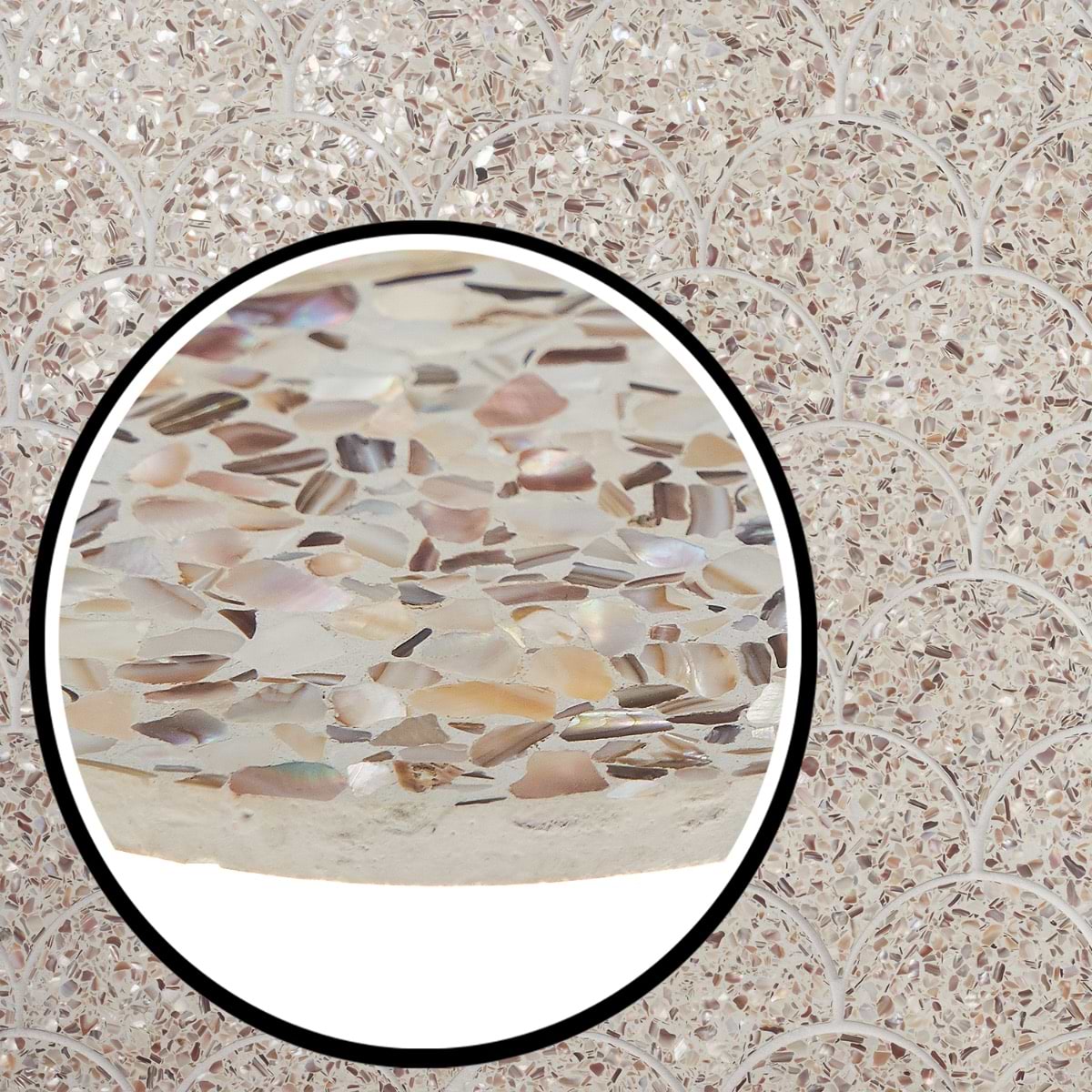 Pearl Terrazzo Cream Scale 