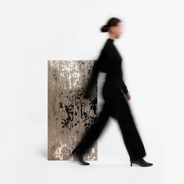 Art Abstract Moka 24x48 Mixed Finish Porcelain